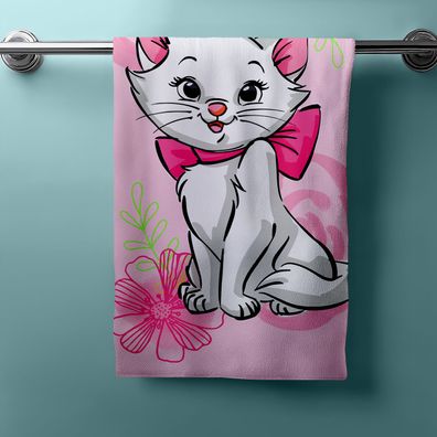 Disney Aristocats Marie Duschtuch Badetuch Strandtuch 70 x 140cm