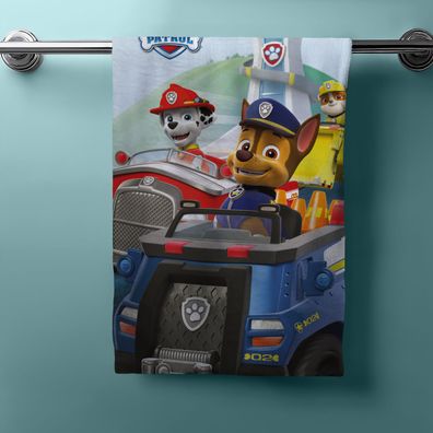 Paw Patrol Duschtuch Badetuch Strandtuch blau 70 x 140cm