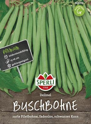 Sperli Buschbohne Delinel, zarte, lange Hülsen