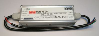 Mean Well CEN-75-20 LED Netzteil KSQ 75W 20V 3,75A CC+CV einstellbar IP66