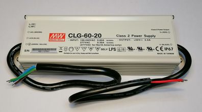 Mean Well CLG-60-20 Led Netzteil KSQ 60W 20V 3A CV+CC