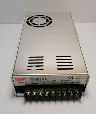 Mean Well SD-350C-5 DC-DC Wandler 300W IN: 36-72V OUT: 5V / 60A