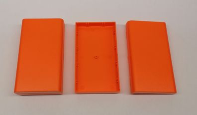 2 Stk ABS Kunststoff Gehäuse orange 123x70x14,5mm SD10OR