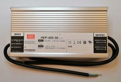 Mean Well HEP-480-36 Netzteil IP68 480W 36V/13,3A CV