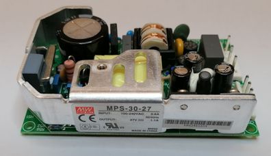 Mean Well MPS-30-27 Netzteil Open-Frame 30W 27V 1,1A CV