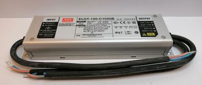 Mean Well ELGT-150-C1050B Led Netzteil KSQ 150W 72-143V 1050mA CC + dimmbar IP67