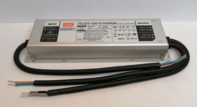 Mean Well ELGT-150-C1400DA Led Netzteil KSQ 150W 54-107V 1400mA CC + DALI IP67