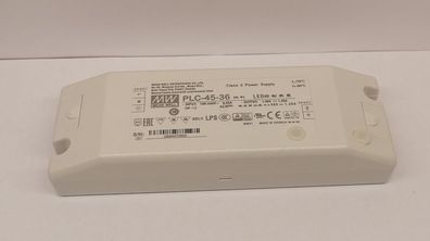 Mean Well PLC-45-36 LED Netzteil KSQ 45W 36V 1,25A CC+CV einstellbar IP20