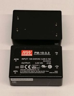 Mean Well PM-10-3.3 Netzteil Modul Print 8,3W 3,3V 2,5A
