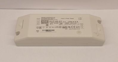 Mean Well PLC-45-27 LED Netzteil KSQ 45W 27V 1,7A CC+CV einstellbar IP20
