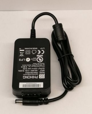 Phihong PSAA15W-050L6 Tischnetzteil 15W 5V 3A CV