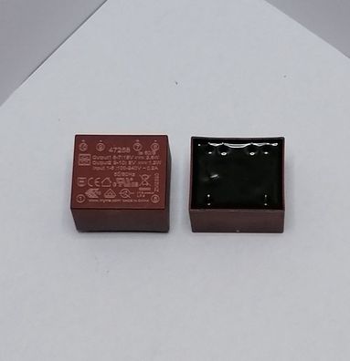 Printnetzteil SNT Modul MT47258 Myrra 4W Primär 100-240VAC Sekundär 18V/8V DC 150/150
