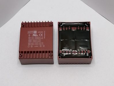 Printtrafo MT45060 Myrra 24VA Primär 2x115V Sekundär 2x24V 2x500mA