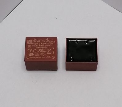 Printnetzteil SNT Modul MT47153 Myrra 5W Primär 100-240VAC Sekundär 9V DC 550mA