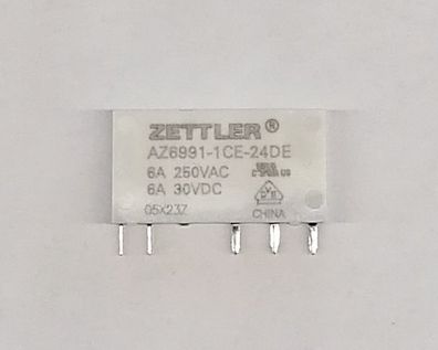 Zettler AZ6991-1CE-24DE Printrelais 1xU 6A 24VDC 3390R