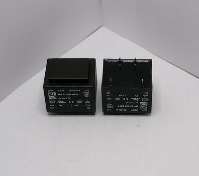 Printtrafo BVEI3048014 HAHN 2,1VA Primär 1x230V Sekundär 9V 233mA