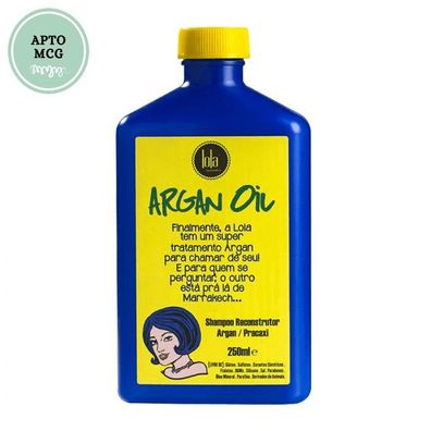 Lola Argan Oil Shampoo Reconstrutor Argan/Pracaxi 250 Ml