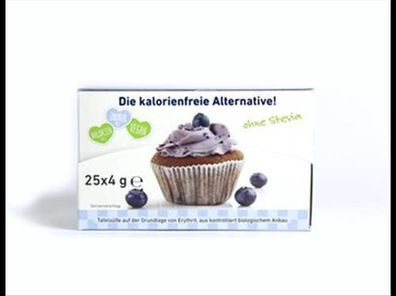 Biosüße 6x Kalorienfreie BioSüße Bio Erythrit To go Box 25 St X 4g 100g