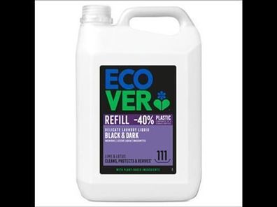 ECOVER Feinwaschmittel Schwarz & Dunkel – Limette & Lotus 5L 5l