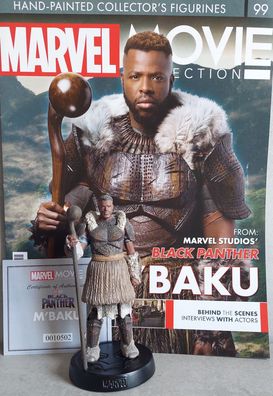 MARVEL MOVIE Collection #99 M´Baku Figurine (Black Panther) Eaglemoss englisches Maga