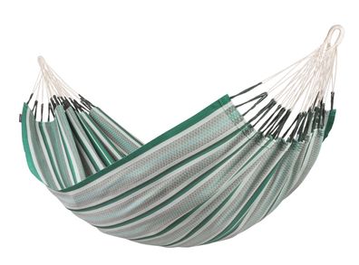 La Siesta Modesta Agave - Doppel- Hängematte aus Biobaumwolle, grün Hängematte