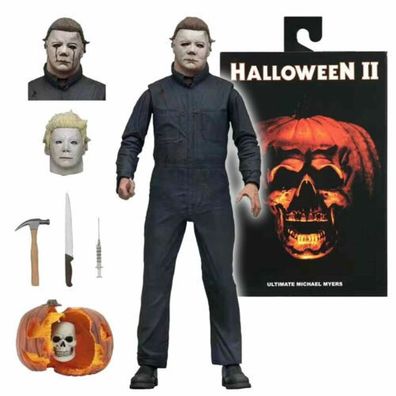 NECA Horror Halloween II Michael Myers Ultimate 7" Actionfigur Spielzeug Mode