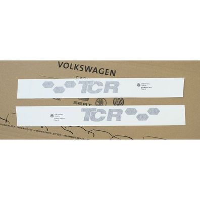 Original VW Golf 7 (5G) GTI TCR Dekorfolie Tuning Logo ralleyschwarz
