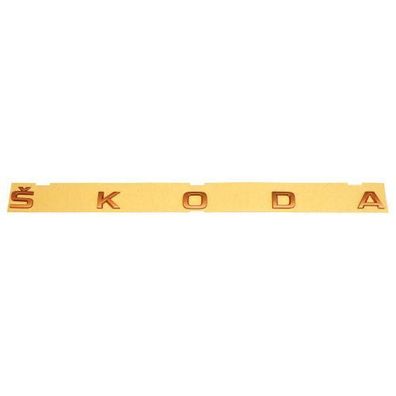Original Skoda Schriftzug Emblem Buchstaben penny copper-metallic 5LG853687R60B