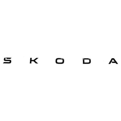 Original Skoda Schriftzug schwarz Heckklappe Emblem Buchstaben Logo 657853687G041