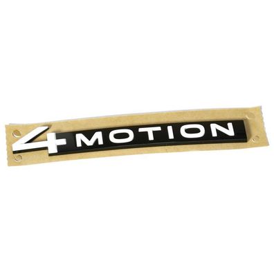 Original VW 4Motion Schriftzug Heckklappe Emblem Logo Aufkleber weiß 1T3853675AWA