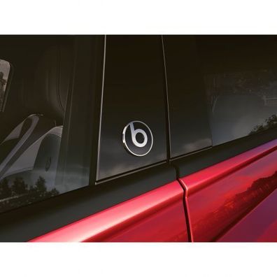 Original VW Beats Plakette B-Säule Emblem Logo schwarz/ chrom 6C0853688MFOD