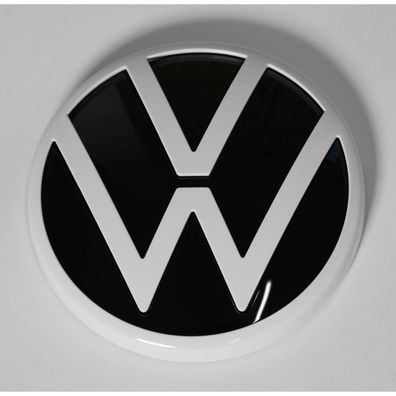 Original VW Emblem Heckklappe Zeichen Logo schwarz/weiß 10A898633AWA