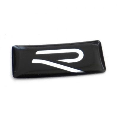 Original VW Emblem R Logo Sticker Tuning Plakette Aufkleber Design schwarz