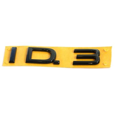 Original VW ID.3 Schriftzug Aufkleber Emblem Heckklappe Logo schwarz 10A853687A041