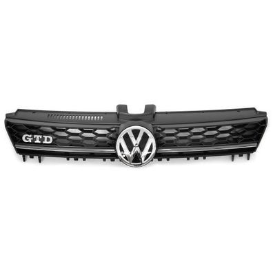Original VW Golf 7 GTD Kühlergrill Sport Frontgrill schwarz chrom 5G0853651AKBTV