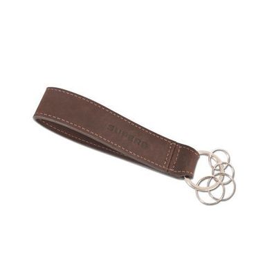 Original Skoda Superb Leder Schlüsselanhänger Karabiner Schlüsselring Anhänger