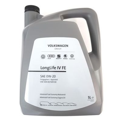 Original VW Motoröl 5L Longlife IV FE SAE 0W20 Norm 50800 50900 Öl GS60577M4EUR