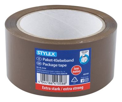 Paket-Klebeband, Havanna-braun, extra stark [Stylex 41358]