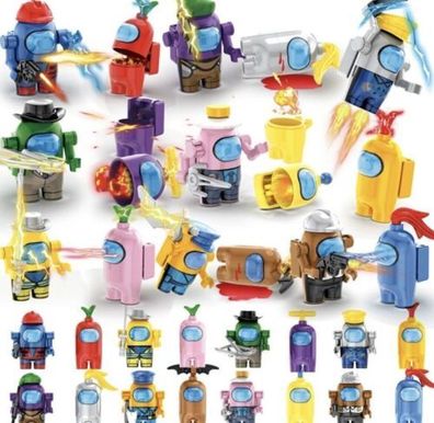 Among Us Figures Bundle Set 16 PCS Customisable Great For Kids Birthday