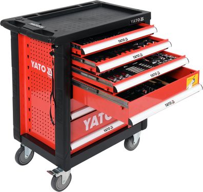 Werkstattwagen 970x770x470mm inkl. Werkzeug 185-teilig