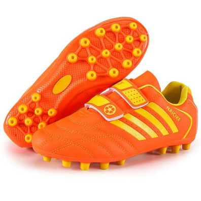 Fussballschuhe Kinder Fubballschuhe Jungen Rutschfeste Trainingsschuhe Orange