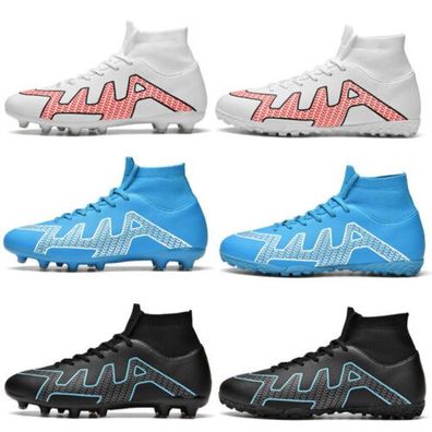 Herren Fubballschuhe lange Spikes Schuler Wettkampf Trainingsschuhe DE
