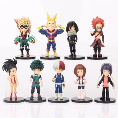 My Hero Academia Todoroki Shouto All Might Kirishima Eijiro Figur Spielzeug 9pcs