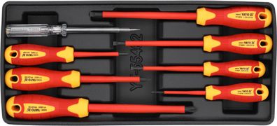 Schubladeneinsatz 385x175x41mm inkl. VDE Schraubendreher 8-teilig