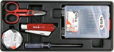Schubladeneinsatz 385x175x41mm inkl. Bohrer und Werkzeug 23-teilig