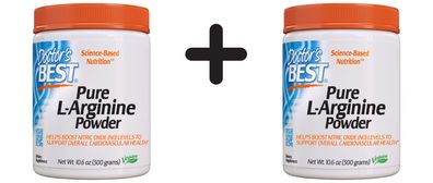 2 x Doctors Best L-Arginine Powder - 300 grams