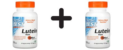 2 x Doctors Best Lutein with OptiLut, 10mg - 120 vcaps