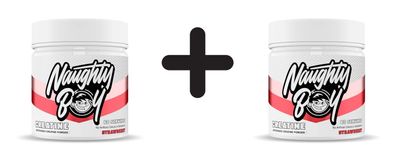 2 x Naughty Boy Creatine, Strawberry - 300g
