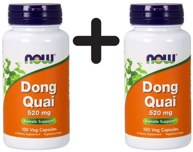 2 x NOW Foods Dong Quai, 520mg - 100 caps