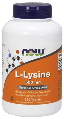 L-Lysine, 1000mg - 250 tabs